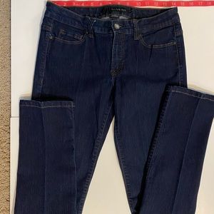 Calvin Klein Size 24/7 Womens Straight Dark Blue Wash Jeans